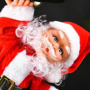 Figuras <span class=keywords><strong>de</strong></span> Santa Claus Eléctricas Creativas, Decoraciones Navideñas, Juguetes Ecológicos y Duraderos, Música <span class=keywords><strong>de</strong></span> Baile Giratorio Invertido <span class=keywords><strong>para</strong></span> Niños - Product Image 3