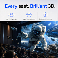 Mur vidéo LED 3D passif Bestar avec profondeur immersive, images 8K sans scintillement et taux de rafraîchissement élevé pour les cinémas et les parcs d'attractions