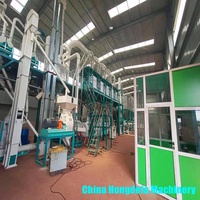 Ligne complète de machines de meunerie de farine de maïs 4T/H, usines de broyage