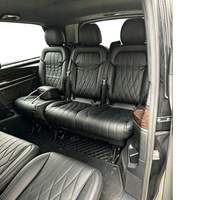 Housses de sièges en cuir pour Mercedes-Benz Vito V-Class série 16-26, pour véhicules 7, 8 et 9 places.