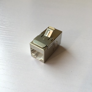 Cat6a Thẳng Qua Modular Che Chắn Trong Dòng Snap Trong Coupler - Product Image 5