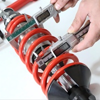 Aumer Compression à double vitesse et force d'amortissement de rebond Adj. Kit de suspension de levage d'amortisseur pour Toyota LX470 LandCruiser 100