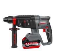 BWINX Haute Qualité Ensemble 4 Pièces Sans Balais : Meuleuse d'Angle, Marteau Perforateur, Perceuse à Percussion, Clé à Chocs, 2 Batteries 4000mAh 220-240V 50/60HZ