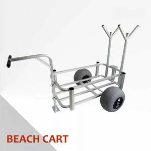 Carrello da pesca di alta qualità con ruota a palloncino leggero in alluminio Deluxe all'aperto carrelli da pesca itineranti per la vendita - Product Image 2