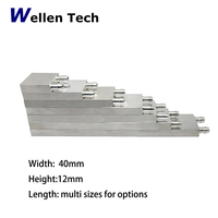Plaque de refroidissement en cuivre 60*120mm pour dissipateur de chaleur de processeur, produit semi-conducteur