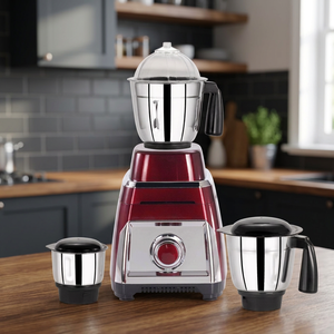 Indian Made Mixer <b>Grinder</b> with Energy Saving Motor Durable Kitchen Appliance for Home Commercial Use <b>and</b> Food Processing - Product Image 1
