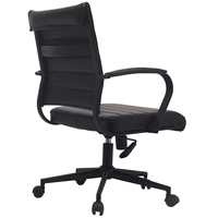 Fauteuils de bureau ergonomiques pivotants en cuir PU à dossier bas, inclinables et inclinables, pour visiteurs et cadres, pour la maison et le bureau – Vente en gros