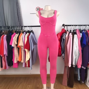 จั๊มสูทลำลองสำหรับผู้หญิงบอดี้สูทชิ้นเดียวแขนกุดแฟชั่นฤดูร้อน2023 - Product Image 5