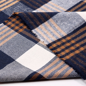 팩토리 스팟 세미프리사이즈 이미테이션 한국 스타일 직조 내마모성 네이비 블루 블랙 화이트 유니섹스 코트 모직 플래드 원단 - Product Image 4