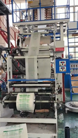 Machine d'extrusion-soufflage de film plastique monocouche PE, machine de fabrication de film PEHD/PEBD, moteur à économie d'énergie 22 kW, Debang