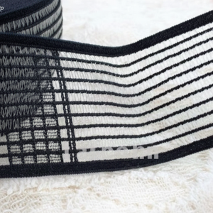 Sangle élastique en maille de filet de pêche transparent en polyester et nylon - Product Image 1