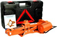 Cric électrique pour voiture Atlifix ATESJ-5045 5T 2V certifié 5 tonnes, cric à ciseaux avec crics pour voiture