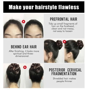 4 팩 하이 퀄리티 헤어 브러쉬 콤보 50g 핑크 헤어 스타일링 왁스 스틱 개인 라벨 헤어 스타일링 키트 - Product Image 6