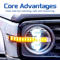 Ensemble de phares pour Tank 300, style Bronco, phares LED laser, 3000K blanc chaud, 12V 70W 4000 lumens, super lumineux