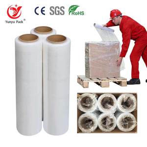Yunyu - Rollo de Film Estirable para Máquina de 50 cm y 20 Micras, Material LLDPE, Soluble en <span class=keywords><strong>Agua</strong></span>, Seguro para Logística, Envoltura de Palés - Product Image 1