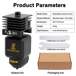 ใช้งานร่วมกับชุดหัวฉีด Bambu Lab Hotend สำหรับเครื่องพิมพ์ 3 มิติ รุ่น P2S X2D ชุดหัวฉีดแบบไหลสูง ความเร็วสูง - Product Image 5
