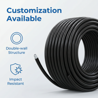 Protection des câbles optiques souterrains, tuyau HDPE haute pression étanche, durée de vie de 50 ans, 6,0 pouces Diamètre JT/T 496-2018 Standard