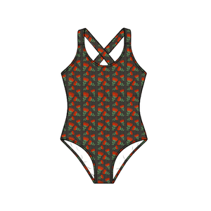 <span class=keywords><strong>Costume</strong></span> <span class=keywords><strong>da</strong></span> <span class=keywords><strong>Bagno</strong></span> Estivo Intero Traspirante per Bambine, Stile Hawaiano ad Asciugatura Rapida, Personalizzabile - Product Image 3