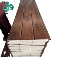 Panel de Pared Decorativo Ecológico con Relieve 3D, Panel Sándwich de Acero y Aluminio con Aislamiento Térmico, Resistente al Agua/Fuego, para Hospitales, Hoteles, Villas