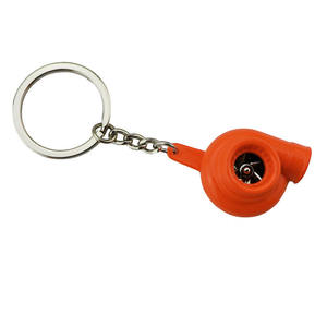 <span class=keywords><strong>Promotion</strong></span> Mini 3D métal pièces de voiture Turbo porte-clés moyeu de vitesse porte-clés frein disque amortisseur manette de vitesse pendentif Auto partie porte-clés - Product Image 2