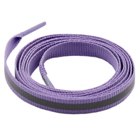 Lacets Weiou 8 mm, Nouveaux Lacets Réfléchissants de Haute Qualité 4M, Lacets Plats Réfléchissants Unilatéraux pour Chaussures Décontractées