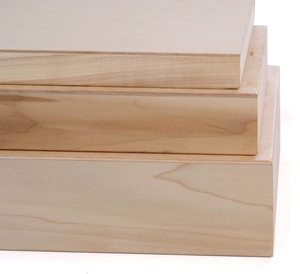 Tele da parete per artisti in legno di betulla non finite che dipingono tavole miste di colata per Media artigianali olio acrilico acquerello encausto. - Product Image 2