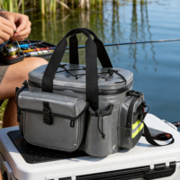 Sac isotherme de pêche personnalisé, étanche, anti-fuite, avec plusieurs poches pour le camping en plein air, les pique-niques et le stockage des aliments