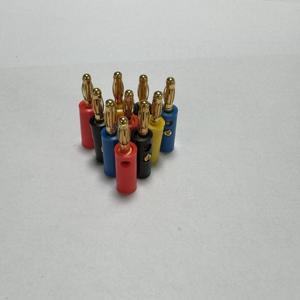 Chuối cắm adapter 4mm đồng thau 10A 250V đánh giá 2P mô hình 232 vạn năng DC cung cấp điện Oscilloscope thăm dò âm thanh video - Product Image 4