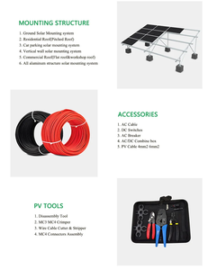 ハイブリッド太陽エネルギーシステム100kw 500kw電力貯蔵取り付け用商用ソーラーパネルシステム家庭用MPPTコントローラ - Product Image 4