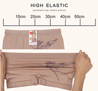 Shorty Sport Femme Taille Mi-Haute Sans Couture pour Yoga – Culotte Boxer Élastique Jambe Garçon