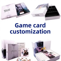 Cartes en papier couché personnalisées de grande taille pour flashcards éducatives et jeux de société - Conception personnalisée directe usine utilisant vos propres motifs