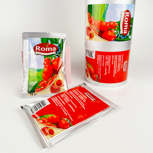 DF Pack de qualité alimentaire <span class=keywords><strong>ketchup</strong></span> feuille d'aluminium emballage rouleau Film plastique pâte de tomate sac Film en rouleau - Product Image 3