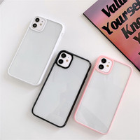 Coque transparente en acrylique souple pour iPhone, antichoc, compatible modèles 7, 8, 11 Pro, 13, 12 Pro, XR, X, XS Max, SE