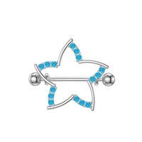 Bijoux de piercing corporel en acier inoxydable 316l Barre de piercing pour le mamelon Bijoux de haute qualité Nouveau design Anneaux de mamelon