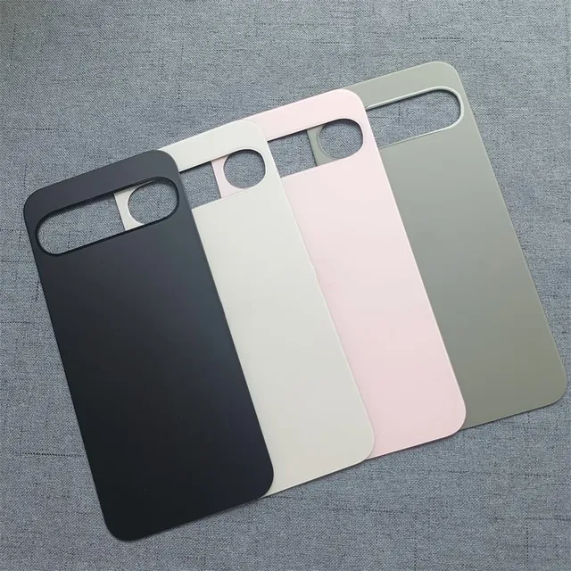 Glass Back Cover for Google Pixel 9 Pro XL 5G (GQ57S) with Bar Design-Replacement Case