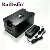 Batterie au lithium parallèle extensible et empilable à succès avec chargeur pour flotte de robots AGV et robots compacts d'entrepôt