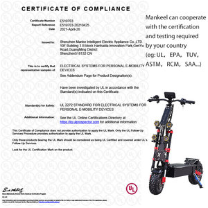 Long Range Dropship X7 Fast <b>Cheap</b> 72V 60V Adult Scoote Stand up <b>Scooter</b> Off Road X7 Trottinette Electrique X7 - Product Image 6