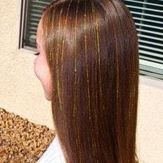 Freshshop Glitter Twinkle Hair Bling Bling Color Bridge Glitter pour extensions de cheveux humains - Product Image 1