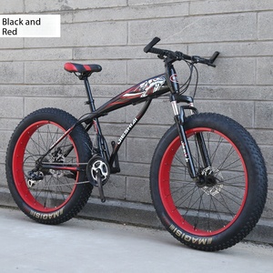 Bicicleta de Montaña Todoterreno de Acero con Capacidad de Carga de 200 kg, 24 Velocidades, Diseño Patentado con Manillar de Mariposa, para Nieve, Playa y Lodo - Product Image 3