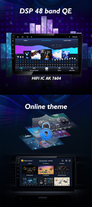 STC 9/10 inch Android 11 Bảng điều khiển QLED 2K 2.5D OLED màn hình cảm ứng GPS navigation 2 + 32GB đa phương tiện đơn vị đứng đầu với wifi BT 4G LTE - Product Image 4