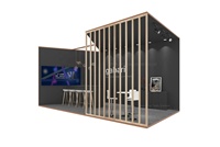 Stand d'exposition Tanfu 10 x 20, stand de salon professionnel préfabriqué en aluminium, tissu personnalisable, couleur et taille personnalisables, installation facile, modèle TF-J-23181
