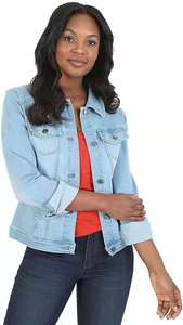New Women's Vintage Winter Slim-fit Long-sleeved <b>Denim</b> <b>Jacket</b> with Stand Collar Casual Waterproof Oversize Button Coat - Product Image 6