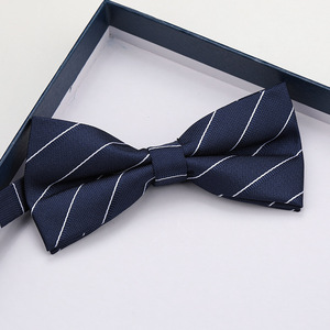 Corbatas de Moño Ajustables para Hombre, con Diseño de Puntos, Rayas y Cuadros, para Bodas, Fiestas, Niños y Niñas - Product Image 4