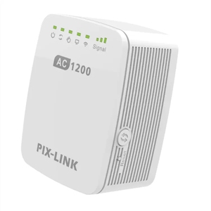 <span class=keywords><strong>Pix</strong></span> <span class=keywords><strong>Link</strong></span> Dual Band ไร้สาย1200Mbps WLAN Repeater WPS WIFI 2km ระยะยาว Repeater WiFi repeater ระบบกล้องพลังงานแสงอาทิตย์ - Product Image 1