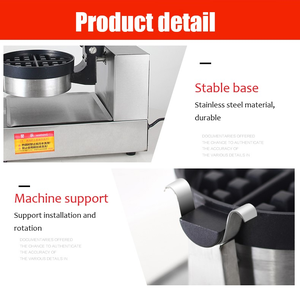 Usine De Haute Qualité Offre Spéciale Non-bâton Bulle <span class=keywords><strong>Gaufrier</strong></span> Fer Crée <span class=keywords><strong>En</strong></span> Forme de Bulle Gaufres - Product Image 4
