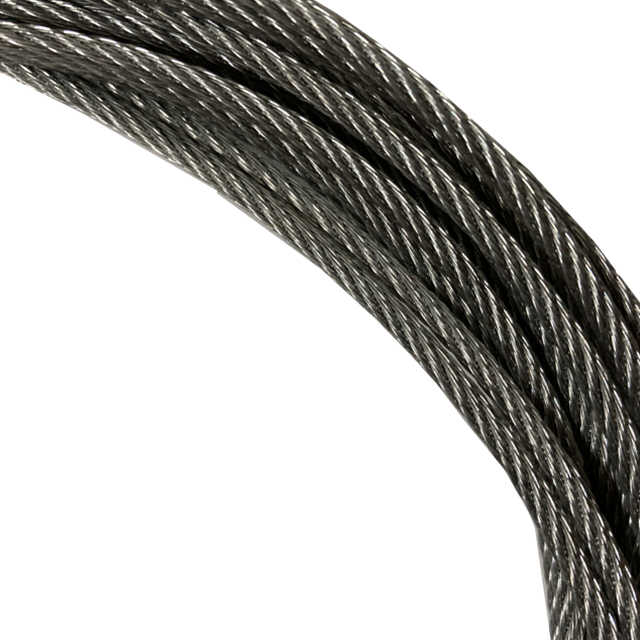 Кабели в собранном виде 1/8 "для 7' высокое с торсионной пружиной двери. С открытыми петлями и стопорными рукавами