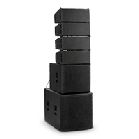 Système de sonorisation Line Array HDL-206A PRO, 2 voies, double haut-parleur de 6 pouces en néodyme, Line Array alimenté pour spectacles en extérieur