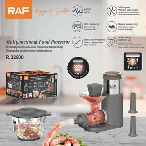 Robot culinaire multifonctionnel 500W avec système de pressage en spirale de 3,0 L et conception 2-en-1 pour la cuisine domestique - Product Image 6