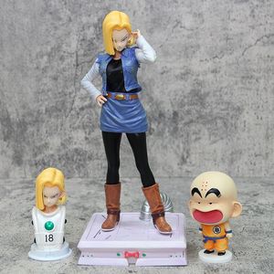 ฟิกเกอร์ตุ๊กตาผ้า CPR Android 18 Villain Series รุ่นที่สี่ GK พร้อมโมเดลฟิกเกอร์แอคชั่นคริลลินแบบสองหัว - Product Image 3