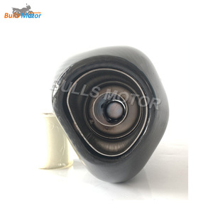 Silenciador brillante de fibra de carbono para motocicleta, silenciador de escape para 600cc con CNC DB Killer CBR300 CB500X <span class=keywords><strong>CB500F</strong></span> para HONDA Motor Bike - Product Image 6